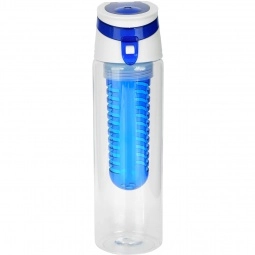 Blue Fruit Infuser Custom Water Bottle - 22 oz