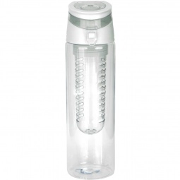 Clear Fruit Infuser Custom Water Bottle - 22 oz