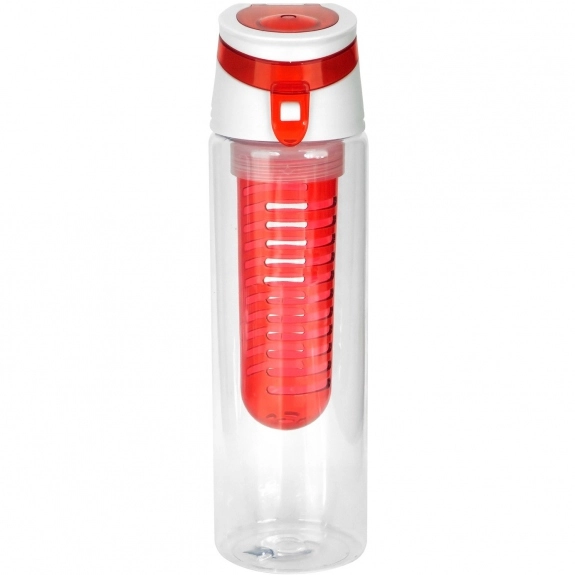 Red Fruit Infuser Custom Water Bottle - 22 oz