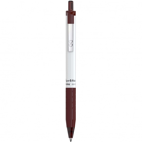 Brown - Paper Mate Ink Joy Promotional Pen w/ White Barrel