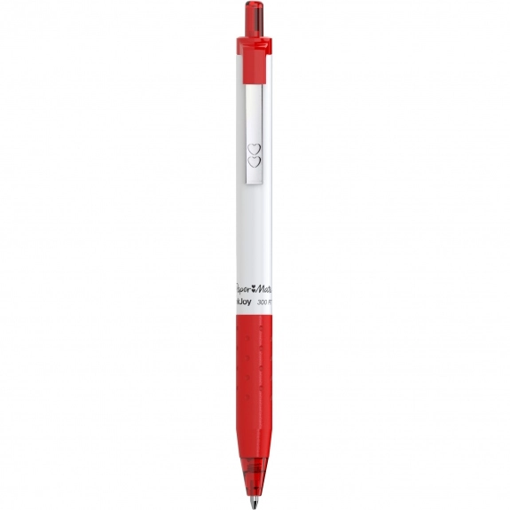 Red - Paper Mate Ink Joy Promotional Pen w/ White Barrel
