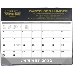 Black - Small Custom Desk Pad Calendar