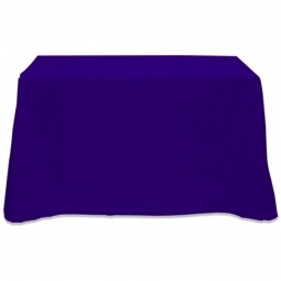 Purple 4-Sided Custom Table Cover - 4 ft.