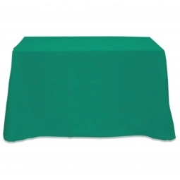 Kelly Green 4-Sided Custom Table Cover - 4 ft.