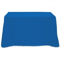 Royal Blue 4-Sided Custom Table Cover - 4 ft.