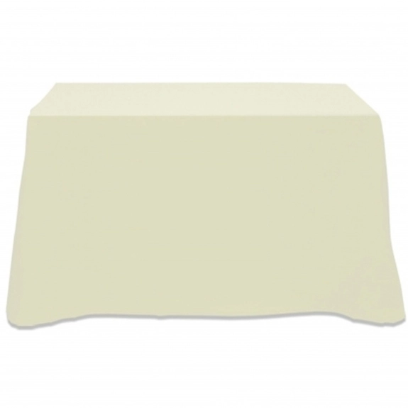 Ivory 4-Sided Custom Table Cover - 4 ft.