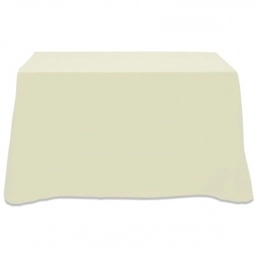 Ivory 4-Sided Custom Table Cover - 4 ft.