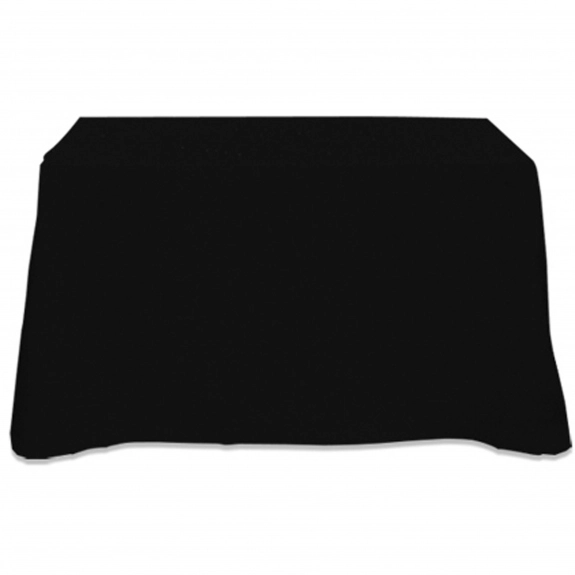 Black 4-Sided Custom Table Cover - 4 ft.