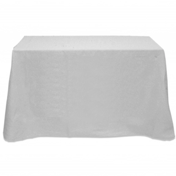 Grey 4-Sided Custom Table Cover - 4 ft.