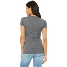 Back Bella + Canvas&#174; Triblend Short-Sleeve Logo T-Shirt - Women's 