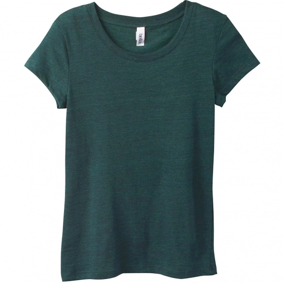Women's Emerald Bella Triblend Short-Sleeve Logo T-Shirt