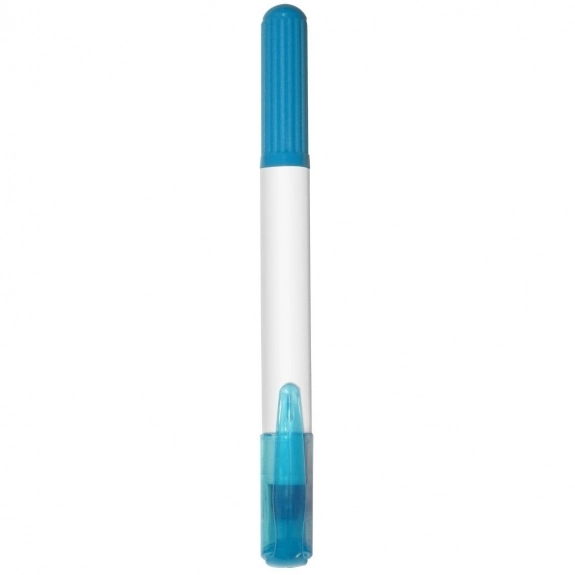 Blue Gel Wax Fluorescent Promotional Highlighter
