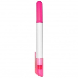 Pink Gel Wax Fluorescent Promotional Highlighter