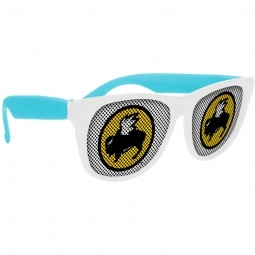 Teal Cool Lens Promotional Sunglasses 