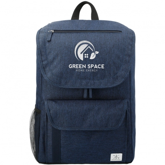 Navy - Heathered Custom Laptop Rucksack Backpack - 15"