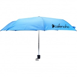 Reflex Blue - Manual Fold Promotional Umbrella w/ Sleeve - 42"