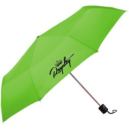 Lime Green - Pensacola Folding Custom Logo Umbrella - 41"