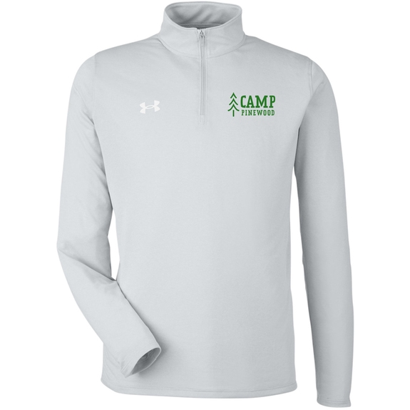 MOD Gray / white - Under Armour&#174; Team Tech Branded 1/4-Zip - Men's
