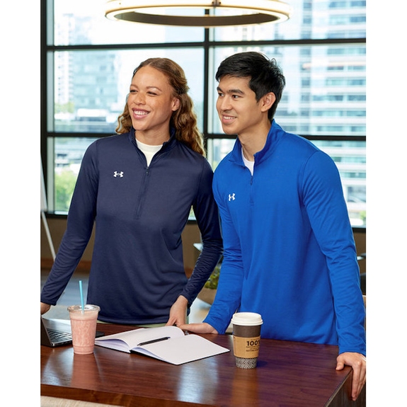 Lifestyle - Royal / white - Under Armour&#174; Team Tech Branded 1/4-Zip - 