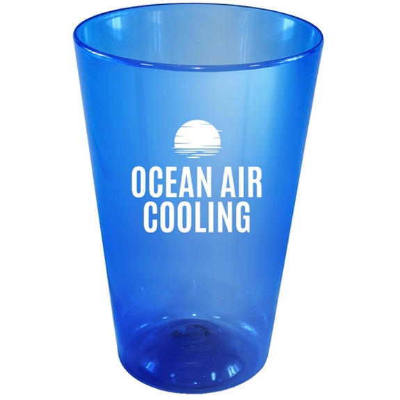 Blue - Oceanworks Recycled Custom Pint Glass - 16 oz.
