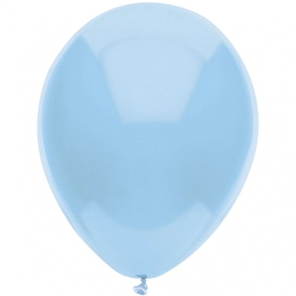 Light Blue AdRite Biodegradable Promotional Latex Balloons - 9"