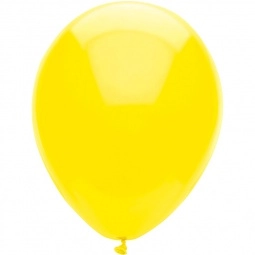 Yellow AdRite Biodegradable Promotional Latex Balloons - 9"