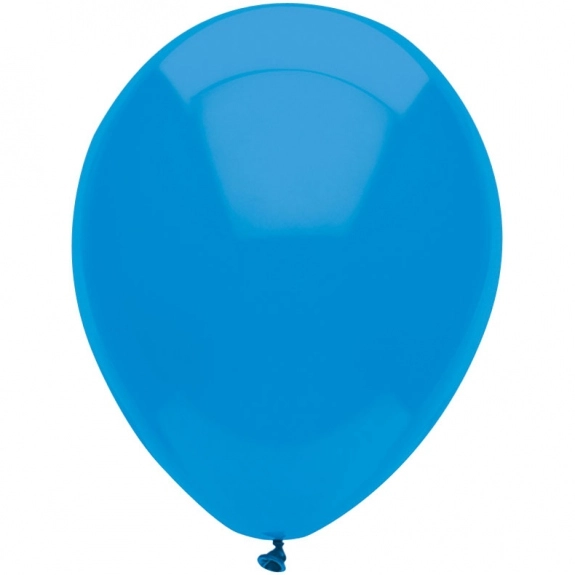 Blue AdRite Biodegradable Promotional Latex Balloons - 9"