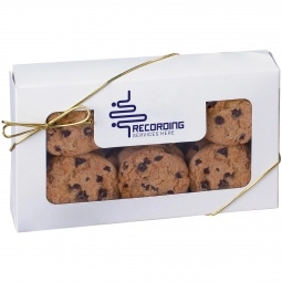 Promotional Promo Chocolate Chip Cookies in a Bakery Box - 2 Dozen with Logo
