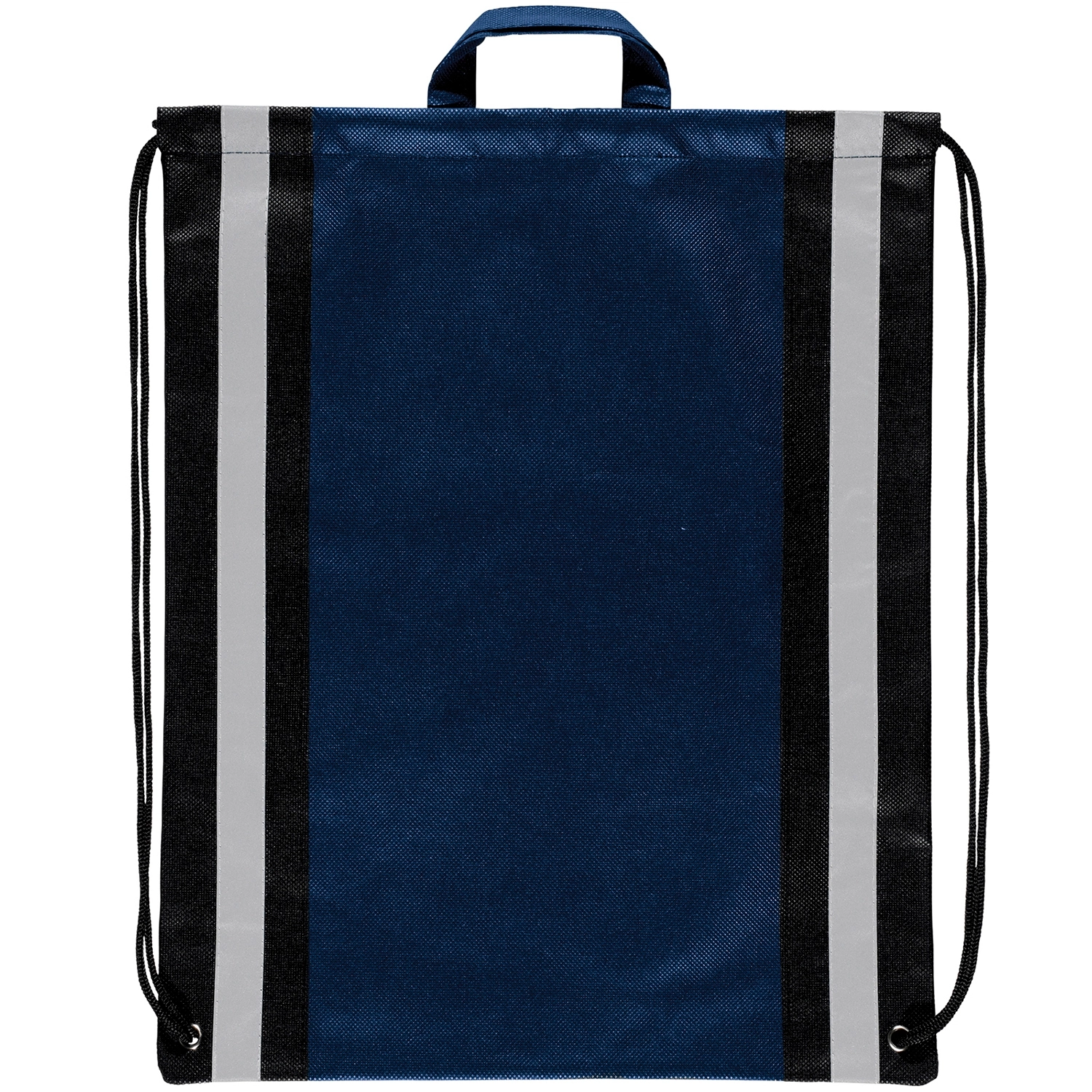 Custom Drawstring Backpack Reflective Stripe Promotional Backpack