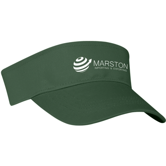 Forest Green - Cotton Twill Promotional Visor