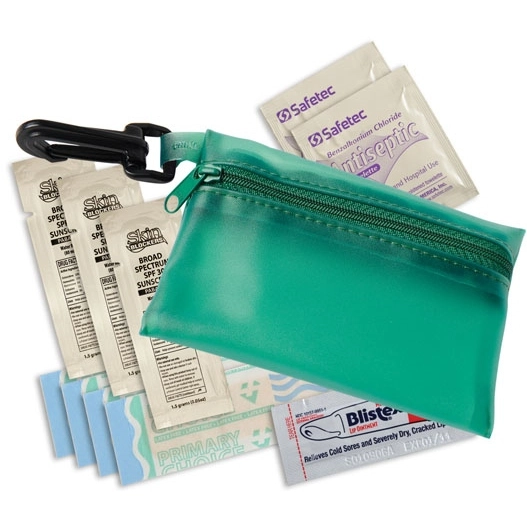 T Green Sunscape Promo First Aid Kit w/ Clip