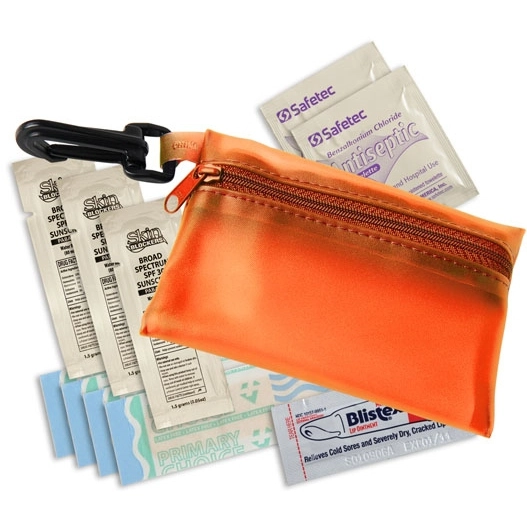 T Orange Sunscape Promo First Aid Kit w/ Clip