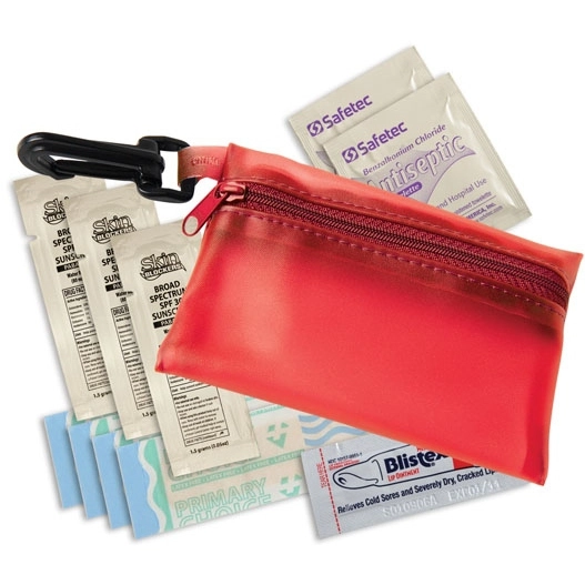 T Red Sunscape Promo First Aid Kit w/ Clip