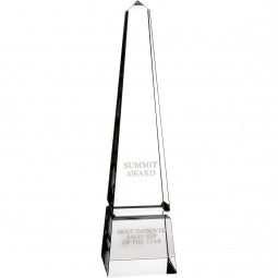 Jaffa Barclay Obelisk Custom Logo Award