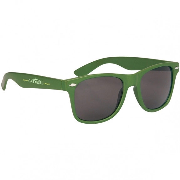 Green Fashion Colored Promotional Sunglasses