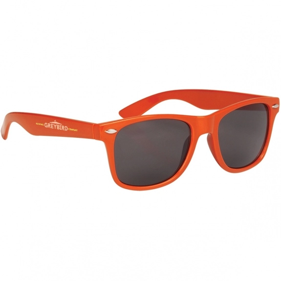 Orange Fashion Colored Promotional Sunglasses