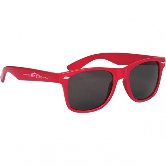Red Fashion Colored Promotional Sunglasses