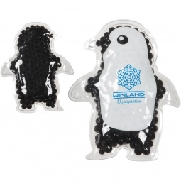 Clear Aqua Pearls Promotional Hot/Cold Pack - Penguin