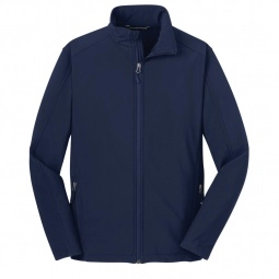 Dress Blue Navy Port Authority Soft Shell Custom Jackets - Men's