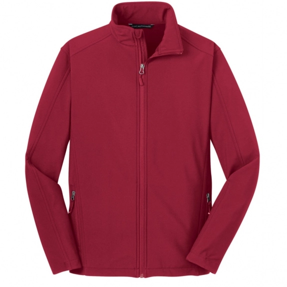 Rich Red Port Authority Soft Shell Custom Jackets - Men's