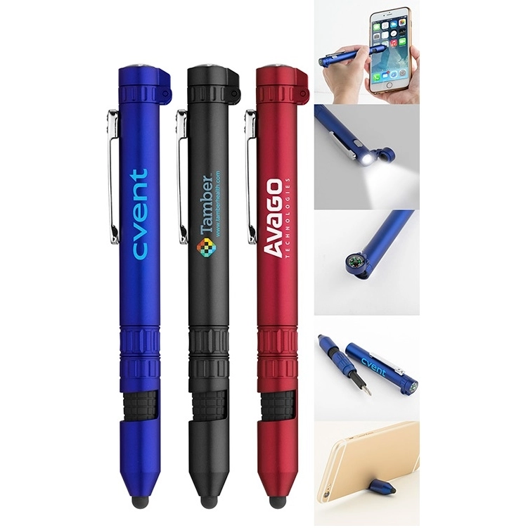 Full Color 6in1 Custom MultiTool Pen Promotional Pens ePromos