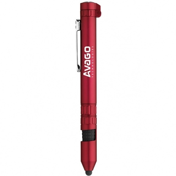 Red - Full Color 6-in-1 Custom Multi-Tool Pen