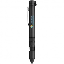 Black - Full Color 6-in-1 Custom Multi-Tool Pen