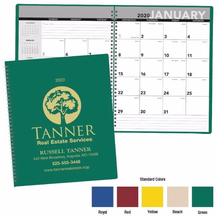 Custom Desk Pad Calendar w/ Vinyl Corners | ePromos