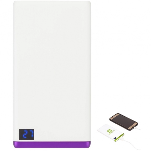Purple - Xoopar Color Accent Custom Power Bank - 4000 mAh