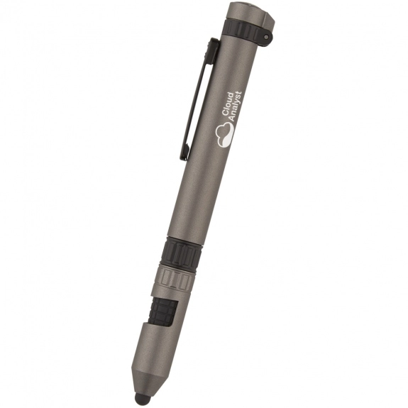 Gunmetal 6-in-1 Custom Multi-Tool Pen