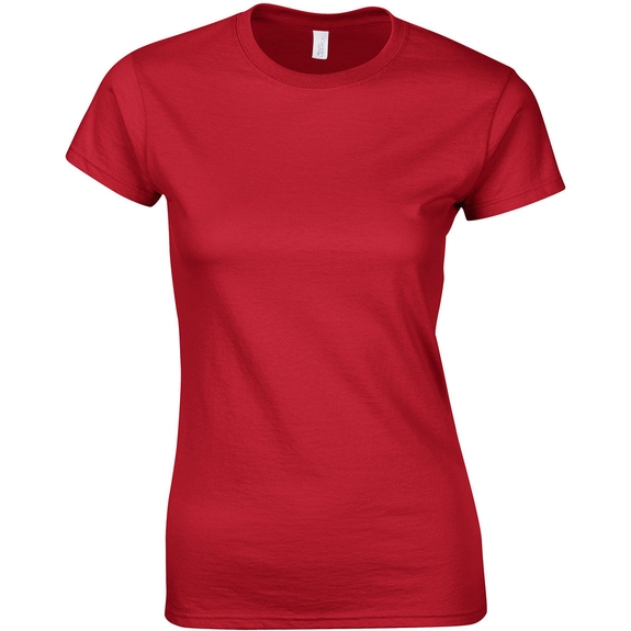 Red Gildan Softstyle Custom T-Shirt - Women's - Colors 