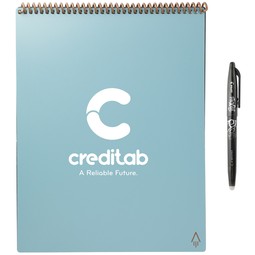 Turquoise Rocketbook Letter Flip Custom Smart Notebook - 8.5"w x 11"h