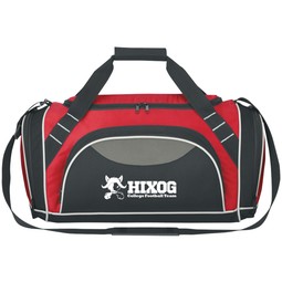 Red - Super Weekender Custom Duffle Bag - 20"w x 10"h x 9.5"d