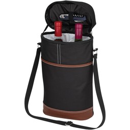 Open - Two-Bottle Wine Promotional Cooler Bag